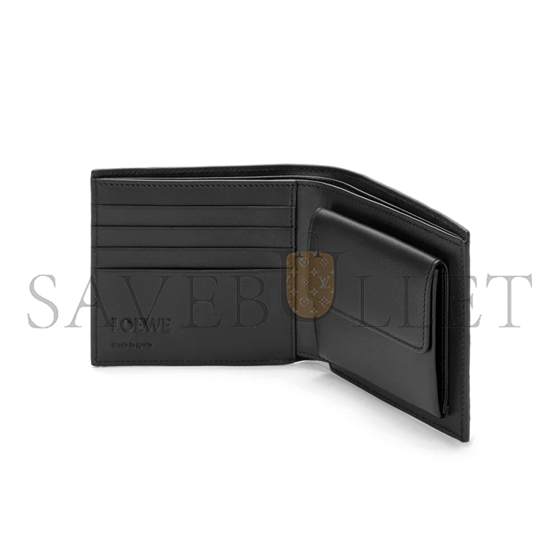 LOEWE PUZZLE BIFOLD COIN WALLET IN SUPPLE GRAINED CALFSKIN C510501X16 (11*9.8*2cm)